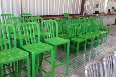 green-chairs